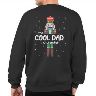 Cool Dad Nutcracker Family Matching Pajama Sweatshirt Back Print | Mazezy