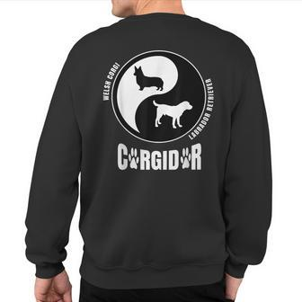 Corgidor Dog Lovers Breeders Pet Corgidor Sweatshirt Back Print | Mazezy