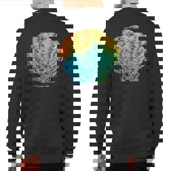 Cute Seashell Shell Outfit Love Mussels Sweatshirt Back Print | Mazezy