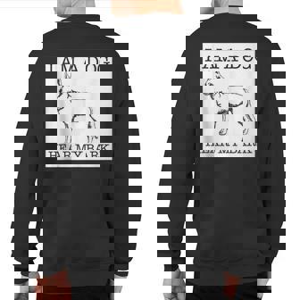 Czechoslovakian Wolfdog Dog Lover Sweatshirt Back Print | Mazezy