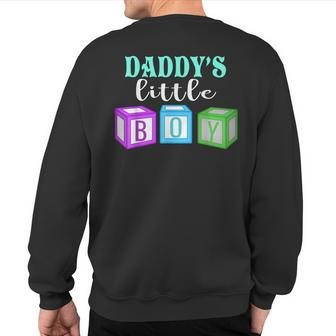 Daddy's Little Boy Abdl T Ageplay Clothing For Him Sweatshirt Back Print | Mazezy