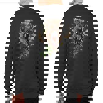 Dinosaur Lover T Rex Lover Tyrannosaurus Sweatshirt Back Print - Thegiftio