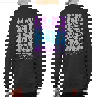 In My Double Digits Era 10Th Birthday Sweatshirt Back Print - Seseable