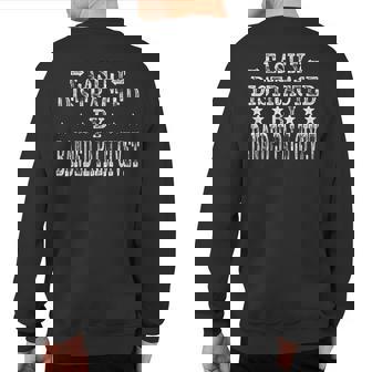 Easily Distracted By Banded Palm Civet Animal Lover Sweatshirt Back Print | Mazezy