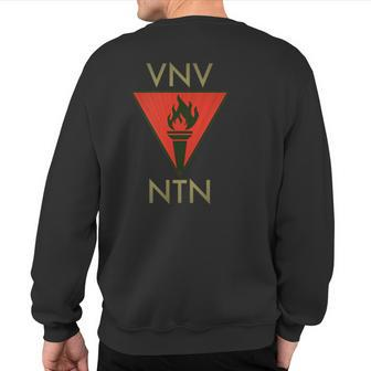 Ebm-Nation Electronic Body Music Pro-Vnv-Ntn Sweatshirt Back Print | Mazezy