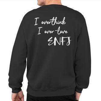 Enfj Extrovert Myers Briggs Personality Type Sweatshirt Back Print | Mazezy