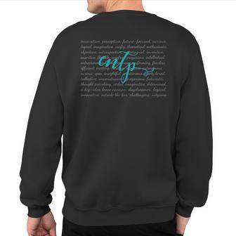 Entp Personality Type Extrovert Sweatshirt Back Print | Mazezy