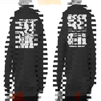 Foot Nerd Podiatry Chiropody Foot Doctor Podiatrist Sweatshirt Back Print | Mazezy