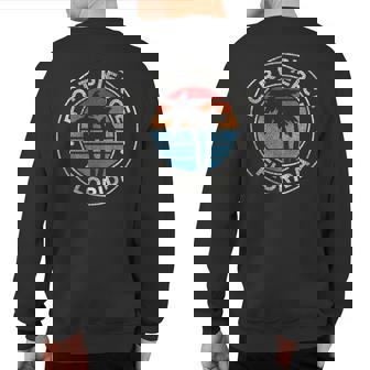 Fort Pierce Florida Fl Vintage Graphic Retro 70S Sweatshirt Back Print | Mazezy