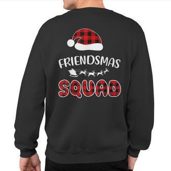 Friendsmas Squad Xmas Light Family Matching Pajamas Sweatshirt Back Print - Thegiftio UK