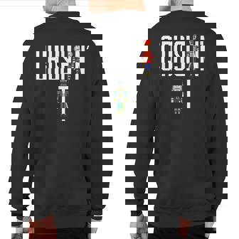 Fun Nut Cracker Traditional Decorative Nutcracker Sweatshirt Back Print - Thegiftio