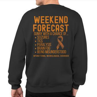 Functional Neurological Disorder Awareness Day In The Life Sweatshirt Back Print | Mazezy
