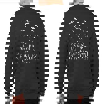 Bat Lover Chiropterologist Ooh Look Sky Kittens Sweatshirt Back Print | Mazezy