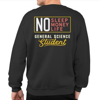 General Science Major Student Graduation Sweatshirt Back Print | Mazezy