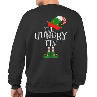 The Hungry Elf Matching Family Group Christmas Sweatshirt Back Print - Monsterry
