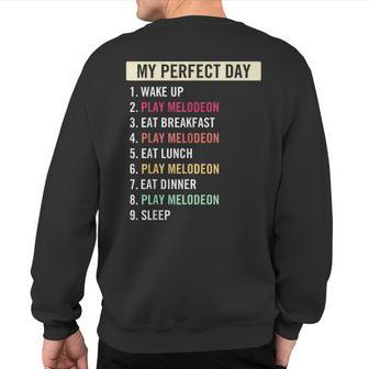 Melodeon Musical Instrumemt Lovers Quotes Sweatshirt Back Print | Mazezy
