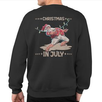 Party Christmas In July Summer Sweatshirt Back Print - Monsterry CA