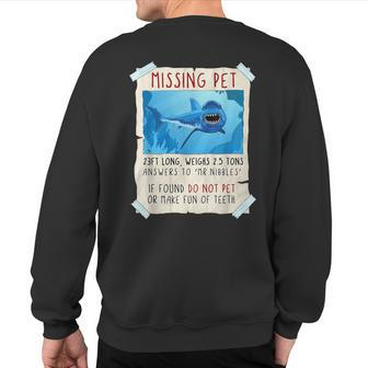 Shark Lover Shark Art Sea Animals Shark Sweatshirt Back Print - Seseable