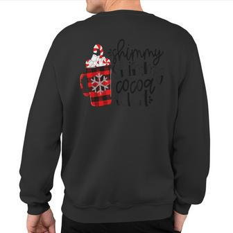 Shimmy Shimmy Cocoa What Christmas Party Sweatshirt Back Print - Monsterry UK
