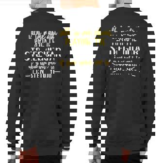 Sl Guitar Talk To Me About The Sl Guitar Sweatshirt Back Print | Mazezy