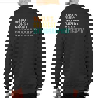 Speller World's Greatest Orthographer Study Spelling Sweatshirt Back Print | Mazezy