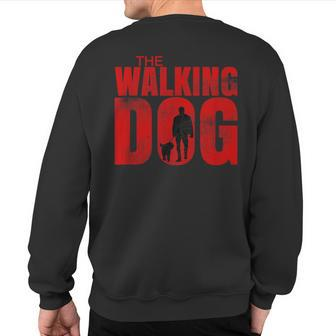 The Walking Dog Dead Dog Walking Sweatshirt Back Print | Mazezy