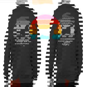 Grand Basset Griffon Vendeen Whisperer Sweatshirt Back Print | Mazezy