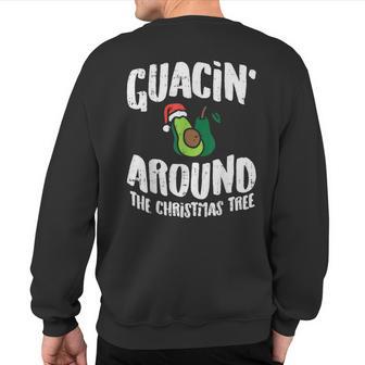 Guacin Around The Christmas Tree Mexican Navidad Sweatshirt Back Print - Thegiftio UK