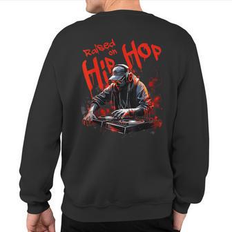 Hip Hop Dj 50Th Anniversary Graphic Sweatshirt Back Print - Monsterry AU