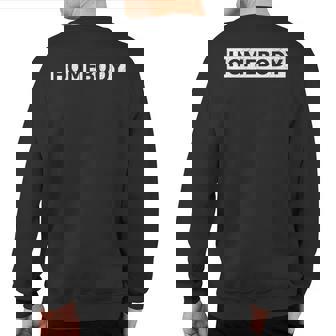 Homebody Novelty Sweatshirt Back Print | Mazezy