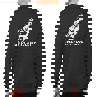 Hurdy-Gurdy Sweatshirt Back Print | Mazezy