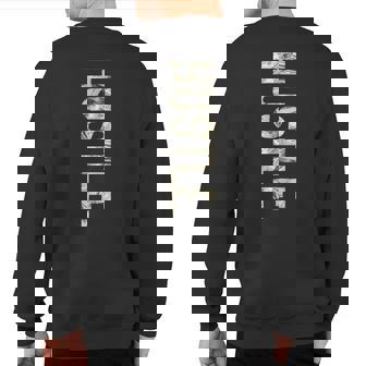 Hustle Money Stack Entrepreneur Christmas Sweatshirt Back Print - Thegiftio
