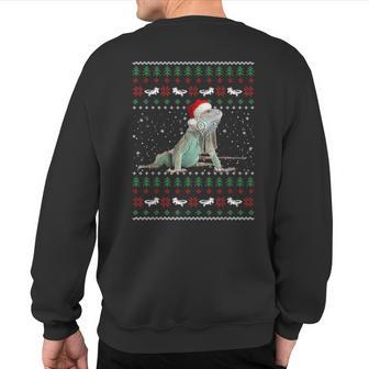 Iguanas Ugly Christmas Sweater Sweatshirt Back Print - Thegiftio UK