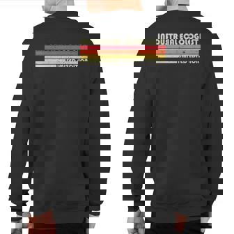 Industrial Ecologist Job Title Birthday Worker Idea Sweatshirt Back Print | Mazezy