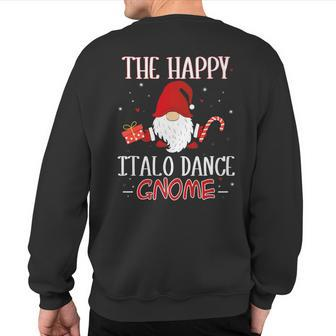 Italo Dance Xmas Gnome Christmas Group Costume Sweatshirt Back Print | Mazezy