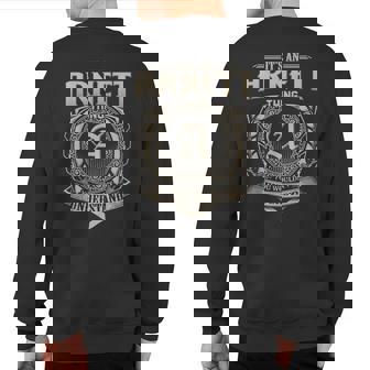 It's An Arnett Thing You Wouldn't Understand Name Vintage Sweatshirt Back Print | Mazezy