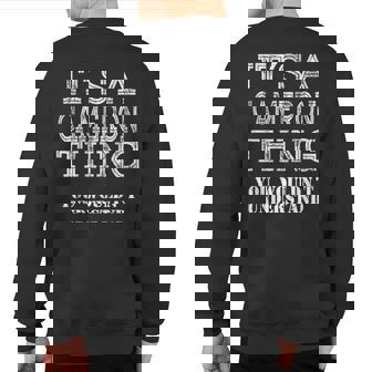 Its A Cameron Thing You Wouldnt Understand Matching Family Sweatshirt Back Print - Seseable