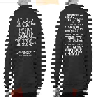 Its A Mcgrath Thing You Wouldnt Understand Matching Family Sweatshirt Back Print - Seseable