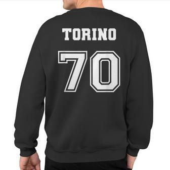 Jersey Style Torino 70 1970 Muscle Classic Car Sweatshirt Back Print | Mazezy