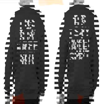 This Is My Kantele Kantele Player Sweatshirt Back Print | Mazezy