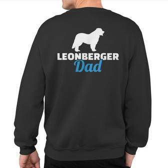 Leonberger Dad Sweatshirt Back Print | Mazezy