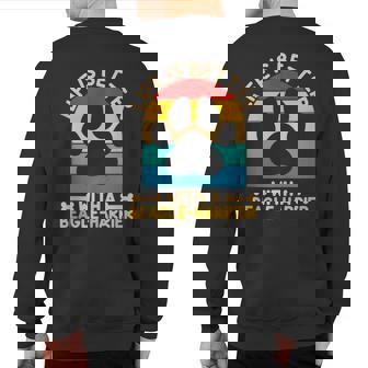 Life Is Better With A Beagle-Harrier Sweatshirt Back Print | Mazezy