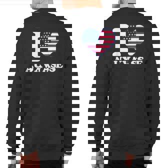 I Love Auxvasse I Heart Auxvasse Sweatshirt Back Print | Mazezy