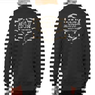 I Love Mccollum Family Name Mccollum Western Style Sweatshirt Back Print - Thegiftio UK
