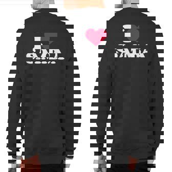 I Love Samba Sweatshirt Back Print | Mazezy