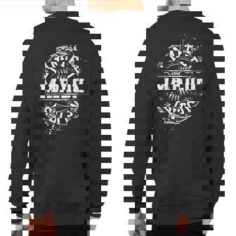 Marlon Limited Edition Personalized Name Joke Sweatshirt Back Print | Mazezy