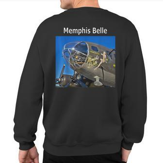 Memphis Belle B-17 Flying Fortress Heavy Bomber Sweatshirt Back Print | Mazezy