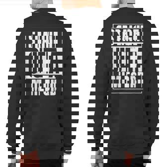 Milford Straight Outta Milford Sweatshirt Back Print | Mazezy