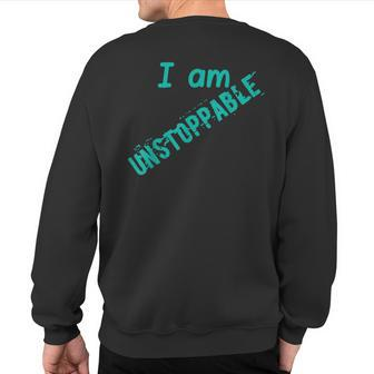 Motivational Life Quotes For Inspiration Sweatshirt Back Print | Mazezy