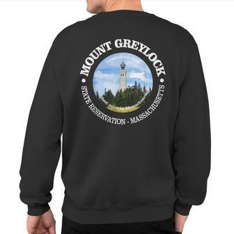 Mount Greylock Massachusetts 1898 Mountain State Park Sweatshirt Back Print | Mazezy